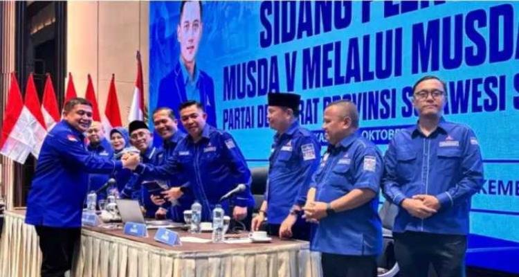 Munafri Arifuddin Terpilih Aklamasi Pimpin Demokrat Sulsel