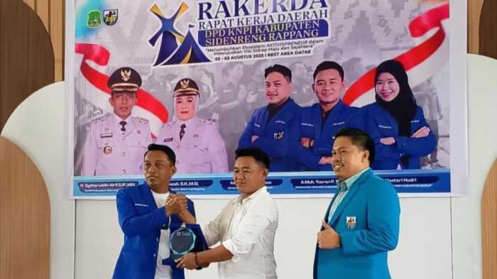 Di Depan KNPI, Bupati Sidrap: Enam Bulan Ini Saya Bekerja untuk Dongkrak Penghasilan Masyarakat