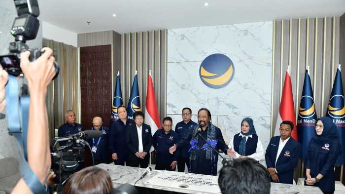 Terbesar Kedua Setelah Kantor DPP, Surya Paloh Bangga Resmikan Nasdem Tower Sulsel 