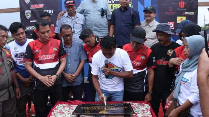 Ada Lagi Sirkuit Motocross Baru di Sidrap, Sudah Diresmikan Bupati 
