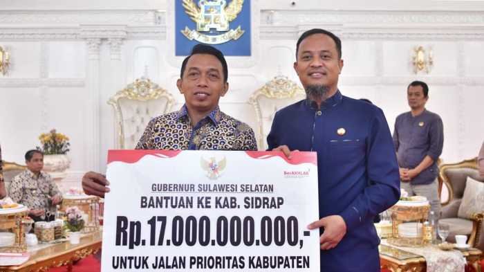 Syaharuddin Alrif: Pemprov Sangat Perhatikan Pembangunan Sidrap 