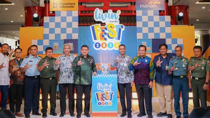 Bank Mandiri Resmi Buka Livin’ Fest 2025 di Makassar, Ada Pameran Otomotif, Perumahan, dan  UMKM
