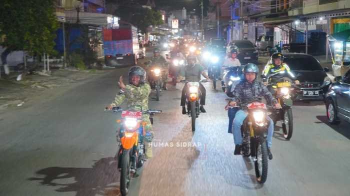 Patroli Skala Besar, Forkopimda Sidrap Keliling Pastikan Situasi Aman