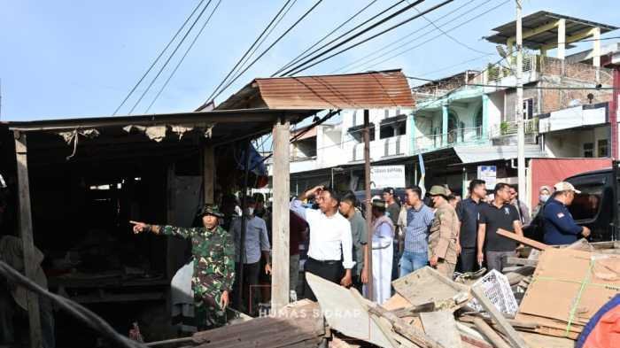 Bupati Sidrap Pimpin Penataan Pasar Tanru Tedong, Meningkatkan Kenyamanan Aktivitas Jual Beli 