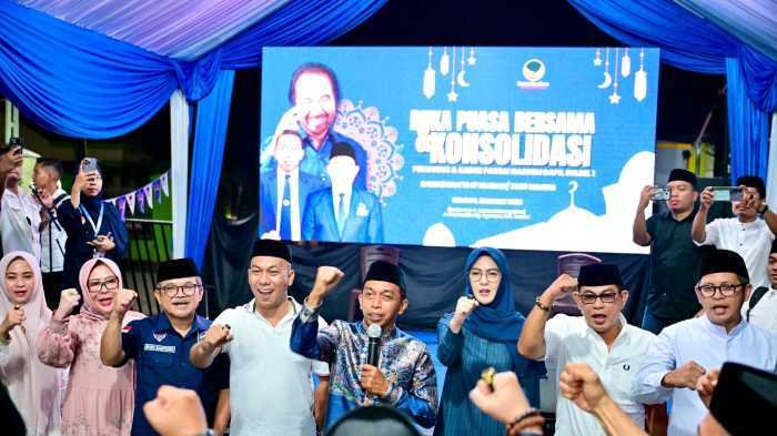 Buka Puasa di Takalar, Syaharuddin Alrif: NasDem Target Tambah Kursi DPR RI