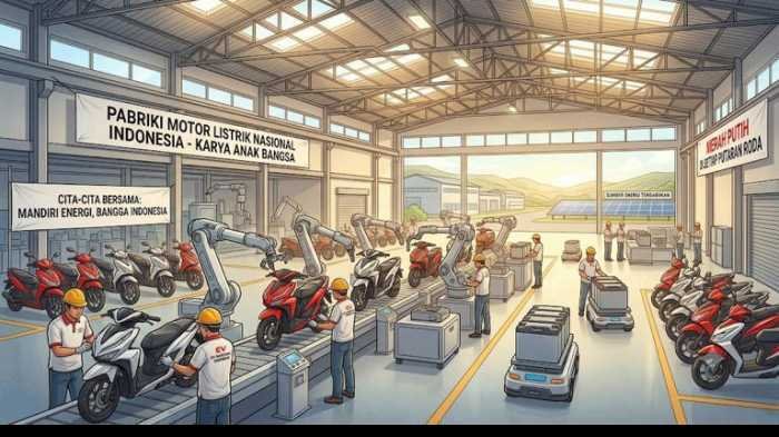 Info dari Istana Negara,  Prabowo Segera Merilis Motor Listrik Nasional Karya Anak Bangsa