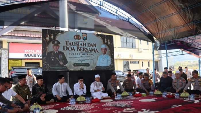 Polres Soppeng Gelar Tauziah, Hadirkan Ustad Das’ad Latif