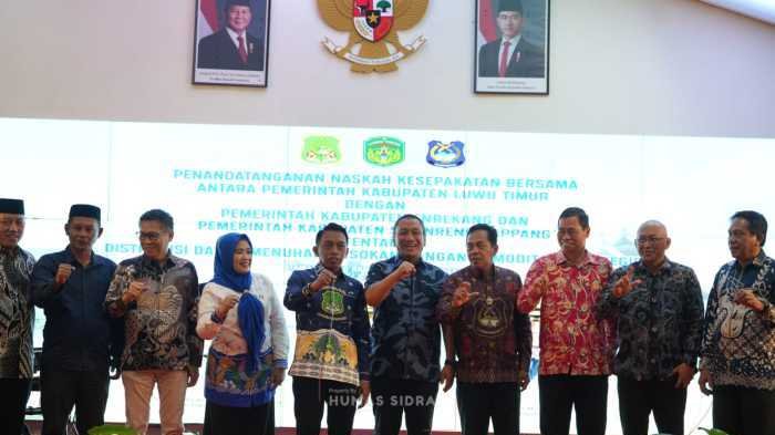Kerja Sama dengan Luwu Timur, Sidrap Perluas Pemasaran Beras dan Telur